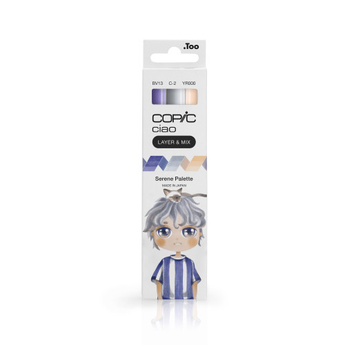 Copic Ciao (Layer & Mix)  Set of 3, Serene Palette