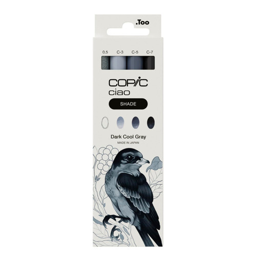 Copic Ciao (Shade) Set of 4, Dark Cool Grey