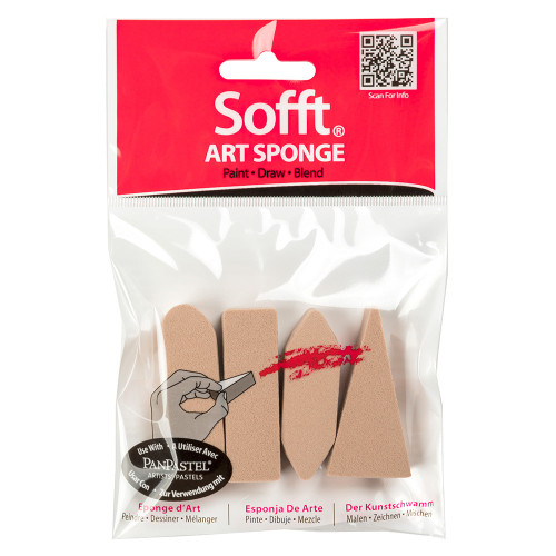 PanPastel Sofft 4-Sponge Bars-Mix of 1ea