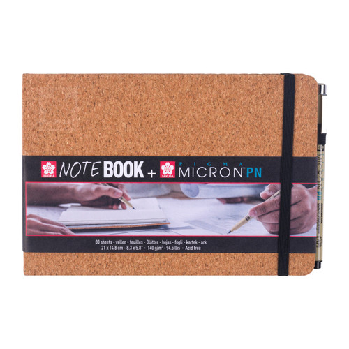 Sakura Sketch/notebook cork, cream paper | 21 x 15 cm, 140 g, 80 pages + black P