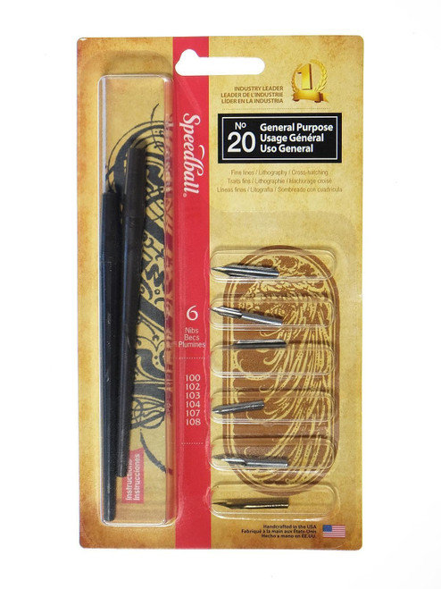 Speedball #20 General Purpose Pen Set