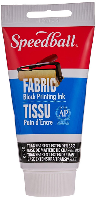 75cc (2.5 oz.) Fabric Block Printing Ink Transparent Extender