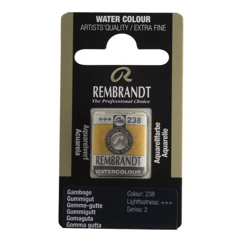 1/2 Pan - Rembrandt Watercolour - Gamboge - Series 2