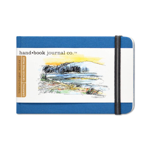 Drawing Journal 3.5 x 5.5 Landscape Ultramarine Blue