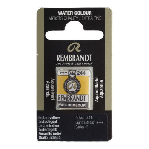 1/2 Pan - Rembrandt Watercolour - Indian yellow - Series 2