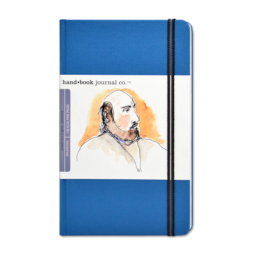 Drawing Journal 5.5 x 8.25 Portrait Ultramarine Blue