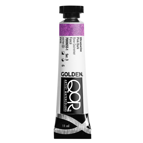 QoR Watercolor - 10ml-  Ultramarine Pink Dark 