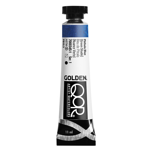QoR Watercolor - 10ml-  Phthalo Blue G.S.