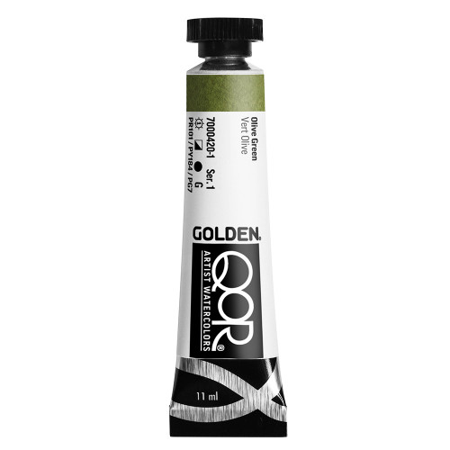QoR Watercolor - 10ml-  Olive Green