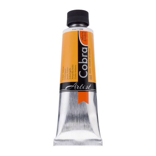 Cobra Artist Water-Mixable Oil Colour Tube 150 ml Indian Yellow 244