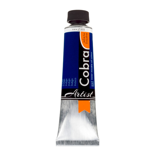 Cobra Artist Water-Mixable Oil Colour Tube 40 ml Indigo 533