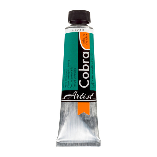 Cobra Artist Water-Mixable Oil Colour Tube 40 ml Viridian 616