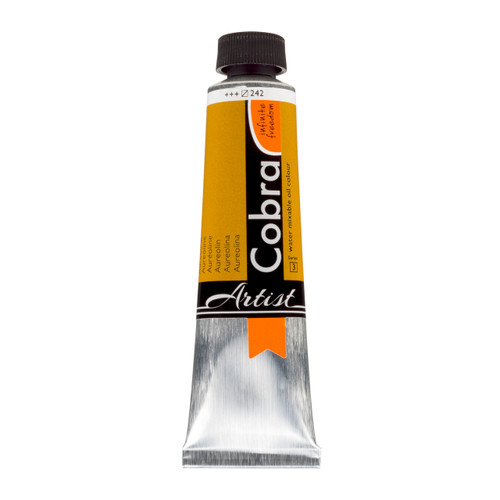 Cobra Artist Water-Mixable Oil Colour Tube 40 ml Aureoline 242