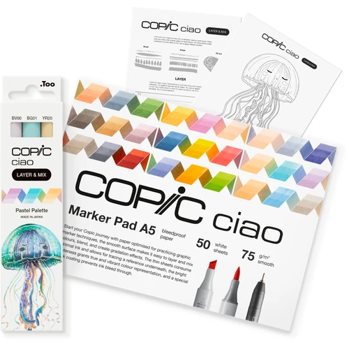 Copic Ciao (Layer & Mix) 2D Starter Set, Pastel