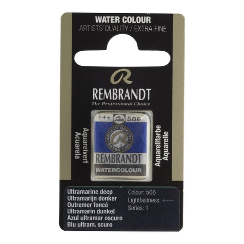 1/2 Pan - Rembrandt Watercolour - Ultramarine deep - Series 1