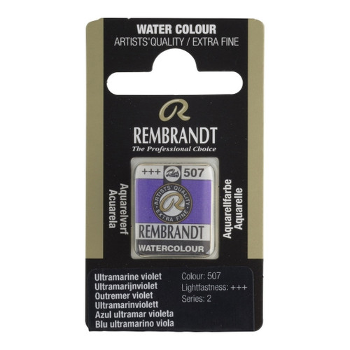 1/2 Pan - Rembrandt Watercolour - Ultramarine violet - Series 2