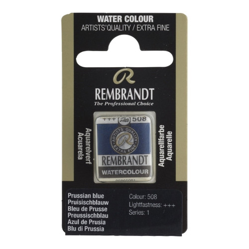 1/2 Pan - Rembrandt Watercolour - Prussian blue - Series 1