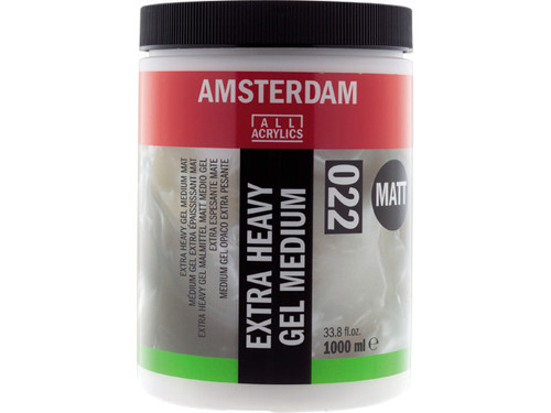 ACRYLIC EXTRA HEAVY GEL MEDIUM MATT - 1 LITRE
