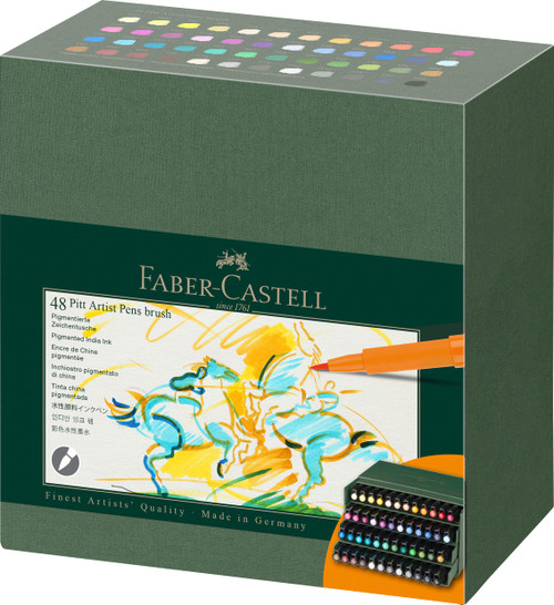 PITT Artist Brush Pen Gift Box (48 Assorted) Recycled Box