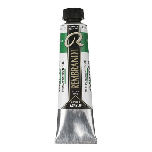40ml - Rembrandt Acrylic - Permanentgreen deep - Series 2