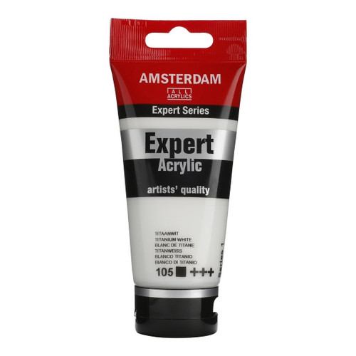 75ml - Amsterdam Expert Acrylic - Titanium white - Series 1
