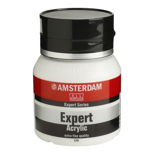 400ml - Amsterdam Expert Acrylic - Titanium white - Series 1