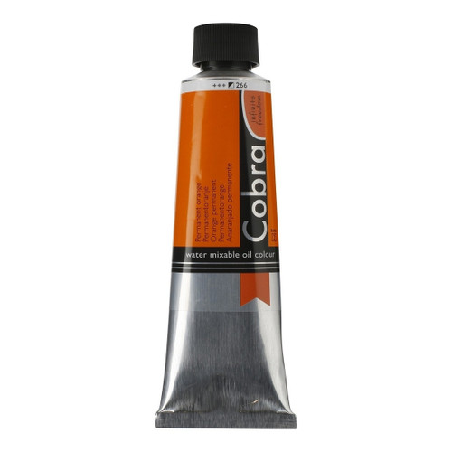 40ml - Cobra Artist Watermixable Oil - Series 2 - Permanent orange