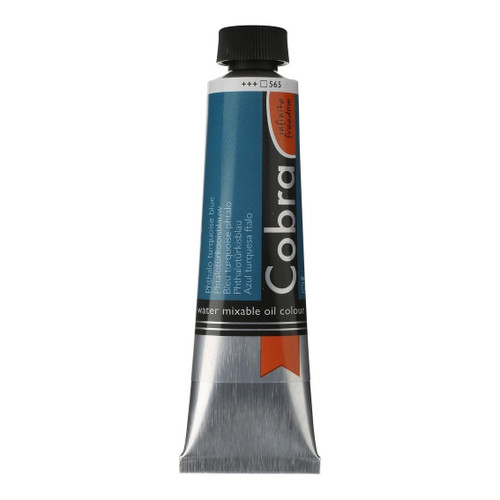 40ml - Cobra Artist Watermixable Oil - Series 3 - Phthalo turquoise blue