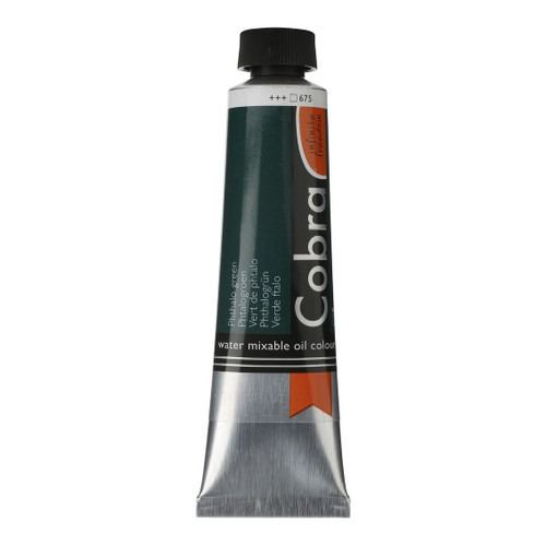 40ml - Cobra Artist Watermixable Oil - Series 3 - Phthalo green