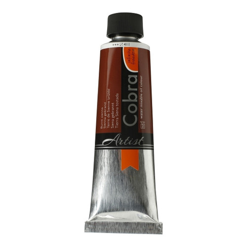 150ml - Cobra Artist Watermixable Oil - Series 2 - Burnt sienna