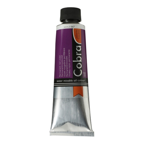 150ml - Cobra Artist Watermixable Oil - Series 3 - Permanent red violet