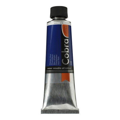 150ml - Cobra Artist Watermixable Oil - Series 3 - Phthalo blue