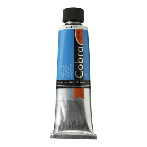 150ml - Cobra Artist Watermixable Oil - Series 3 - Primary cyan