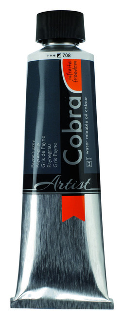 150ml - Cobra Artist Watermixable Oil - Series 2 - Payne's grey