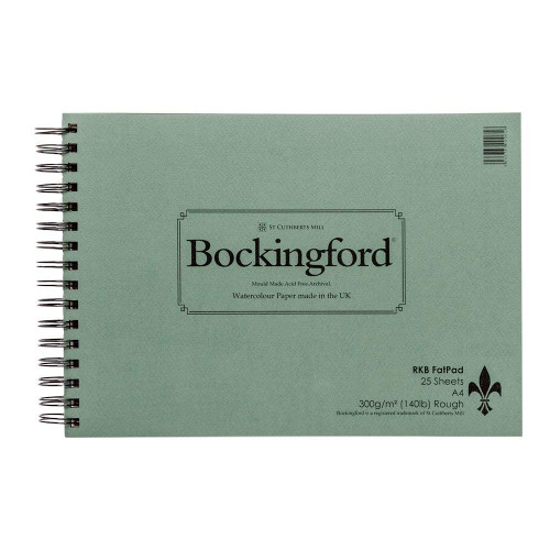 Bockingford Rough Watercolour Fat Pad 300gsm - A4