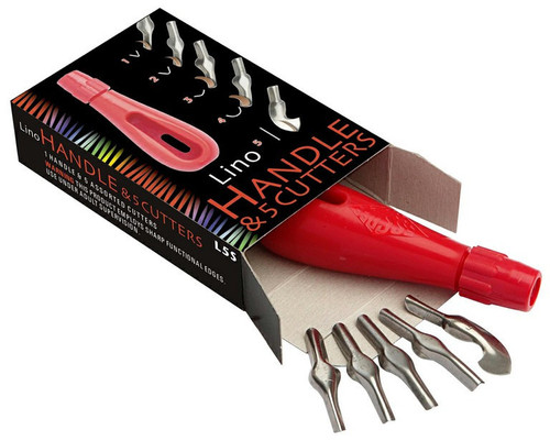Lino Cutters 5 blades & handle
