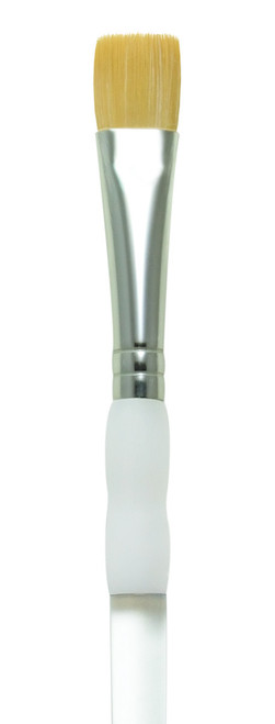 Gold taklon glaze wash brush - 1/2"