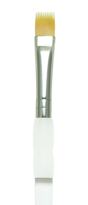 Gold taklon comb brush - 1/4"