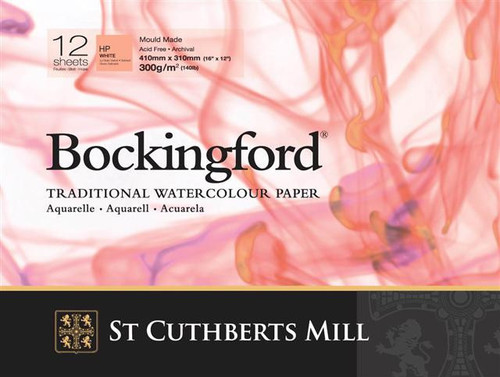 Bockingford Watercolour Block 12x9" ~ 300gsm HP