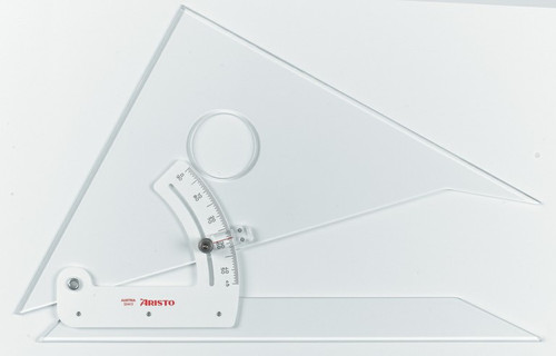 Aristo Adjustable Set Square - 8"