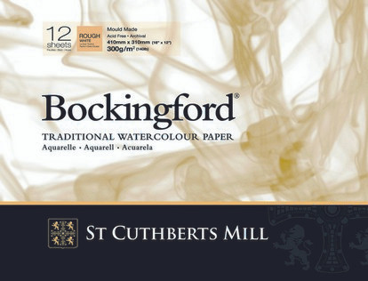 Bockingford Watercolour Spiral Pad 18x13cm ~ 300gsm Rough