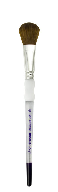 SYNTHETIC SABLE - SABLE WAVY OVAL MOP 3/4