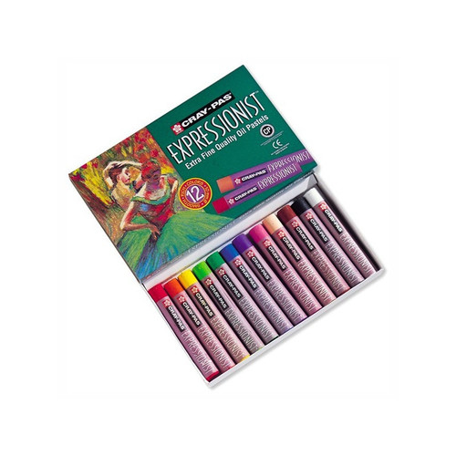 Cray-pas Expressionist Oil Pastel Set of 12