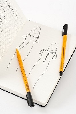 Blue Acorn - Water based fineliner - BLACK 0.4mm