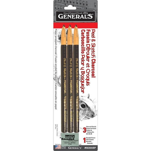 GP - Peel & Sketch Charcoal Pencil Set