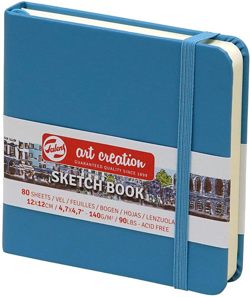 Art Creation Lake Blue Sketch Note Book 12x12cm - 80 Sheets
