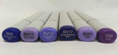 Copic Sketch - BV17 Deep Reddish Blue