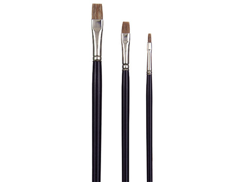 OIL ACRYLIC BRUSH SET SERIES 234 NUMBERS 4-8-12