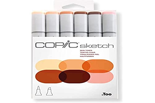 Copic Sketch 6pcs Set - Skin Tones