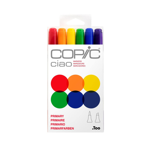 Copic Ciao 6pcs Set - Primary